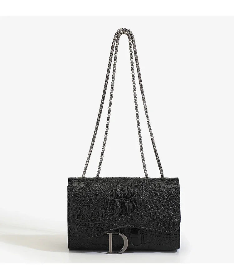 Women’s Luxury Sequined Crossbody Bag – Chain Shoulder Handbag