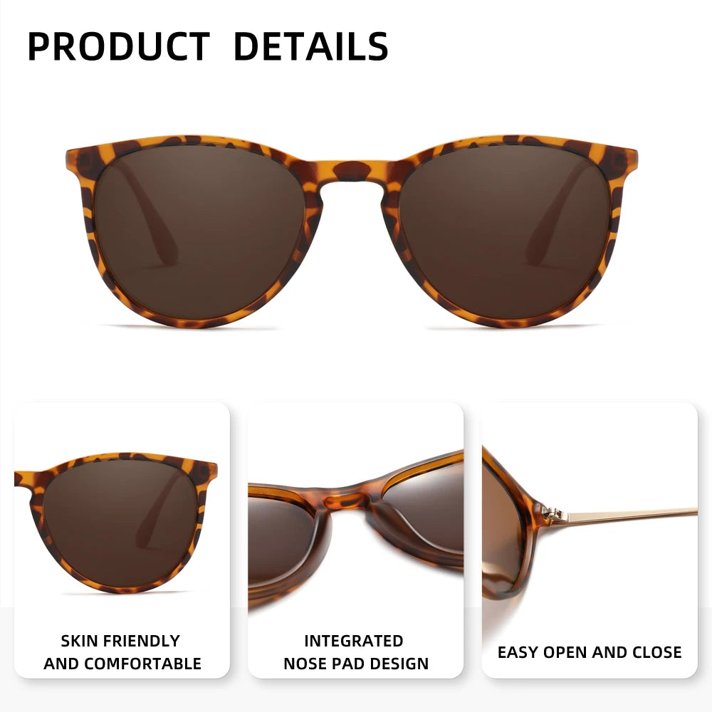 Women’s Vintage Cat Eye Sunglasses – Fashion UV400 Travel Shades