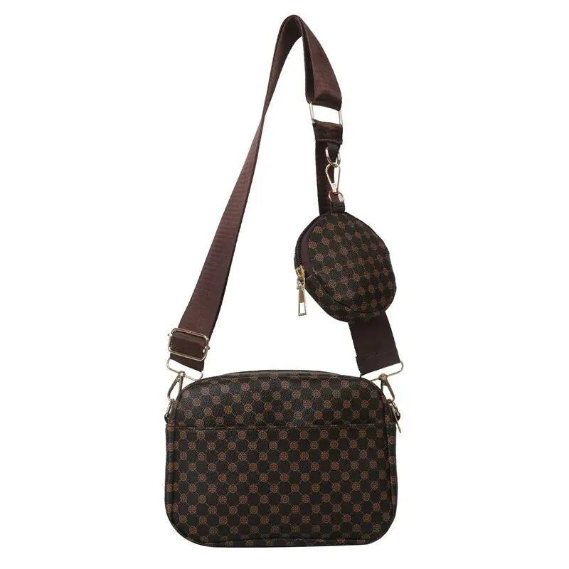 Women’s Vintage PU Leather Handbag – Shoulder & Crossbody Bag
