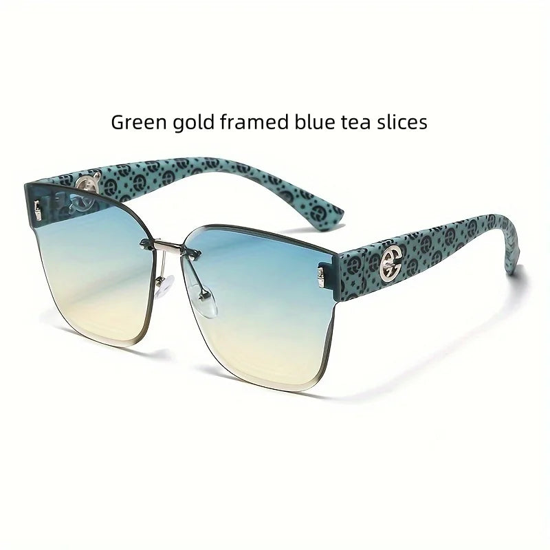 Women's Luxury Oversized Sunglasses with UV Protection Gradient Lens