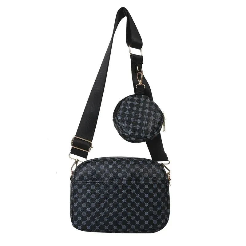 Women’s Vintage PU Leather Handbag – Shoulder & Crossbody Bag