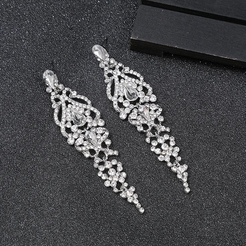 2025 Women's Crystal Drop Earrings – Bridal Wedding Jewelry
