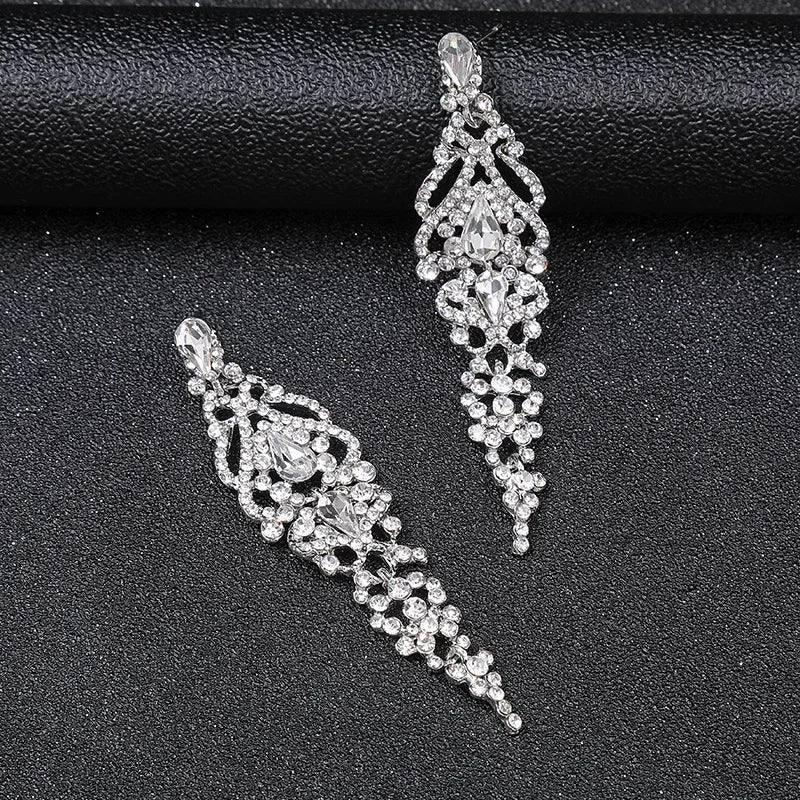 2025 Women's Crystal Drop Earrings – Bridal Wedding Jewelry