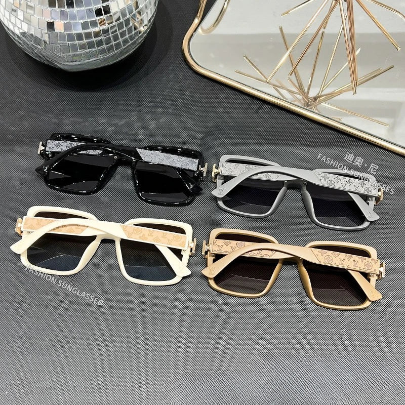 2025 Women’s Polarized Square Sunglasses – UV400 Vintage Luxury