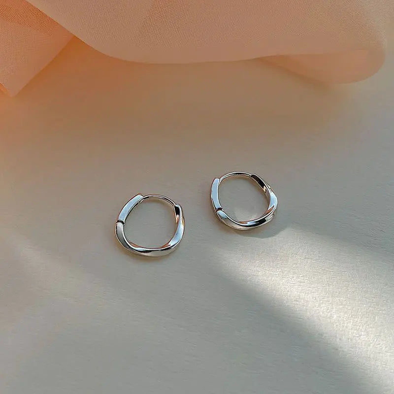 2024 Women's Pearl Circle Earrings – Simple Korean Fashion Jewelry