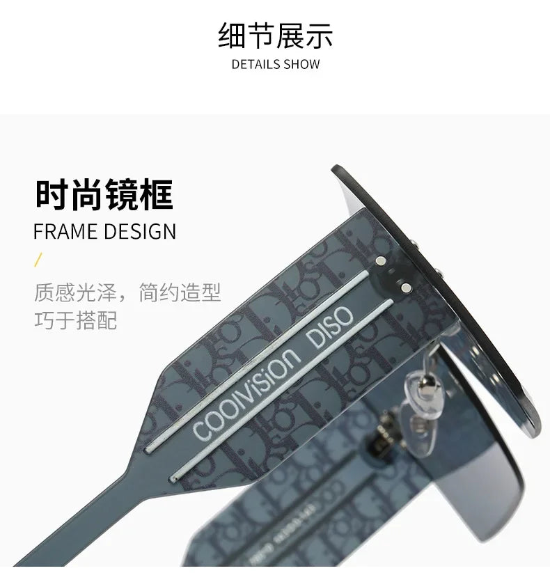 2025 Square UV400 Sunglasses – Unisex Luxury Vintage Eyewear