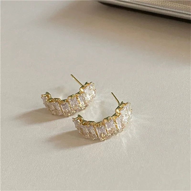 2024 Women's Pearl Circle Earrings – Simple Korean Fashion Jewelry