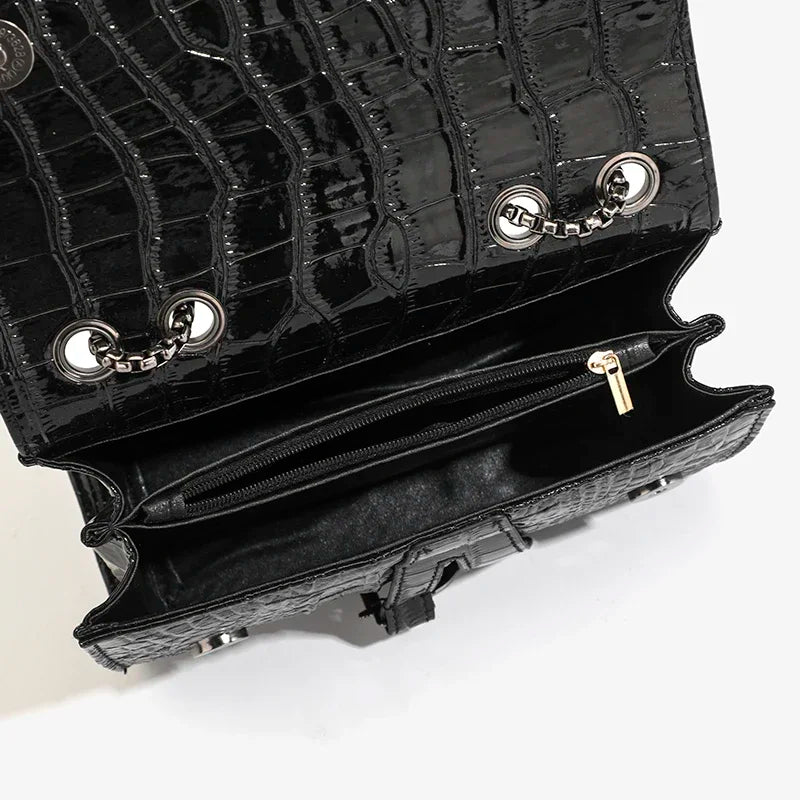 Women’s Luxury Sequined Crossbody Bag – Chain Shoulder Handbag
