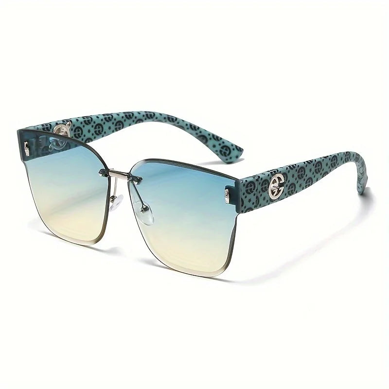 Women's Luxury Oversized Sunglasses with UV Protection Gradient Lens