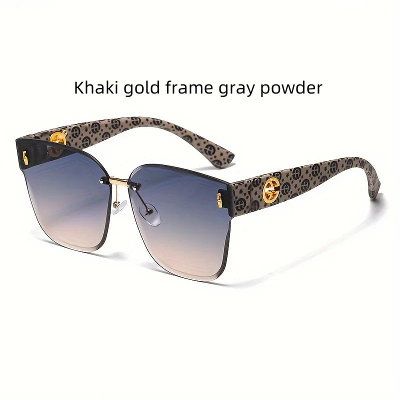 Women's Luxury Oversized Sunglasses with UV Protection Gradient Lens
