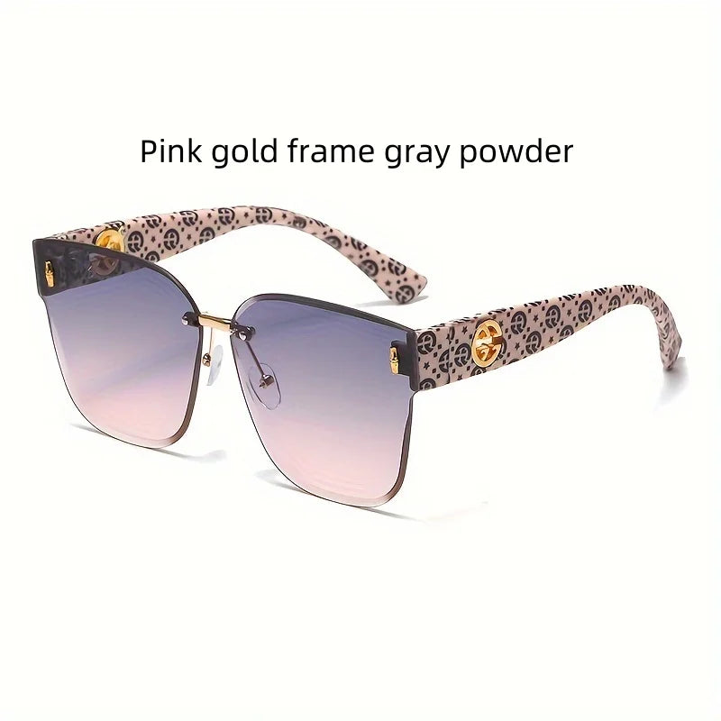 Women's Luxury Oversized Sunglasses with UV Protection Gradient Lens