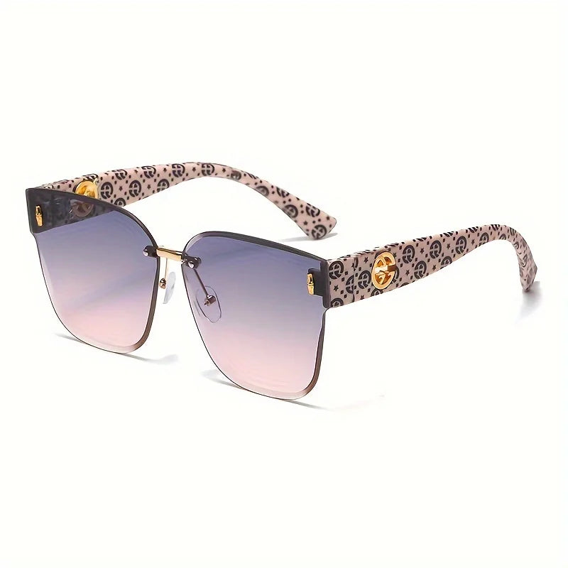 Women's Luxury Oversized Sunglasses with UV Protection Gradient Lens