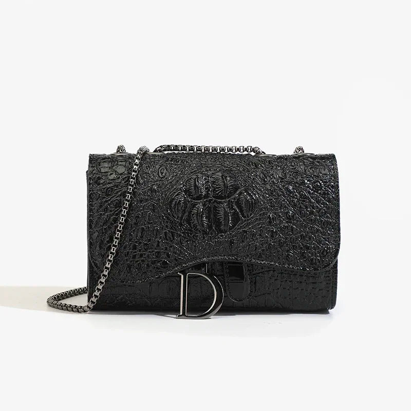Women’s Luxury Sequined Crossbody Bag – Chain Shoulder Handbag