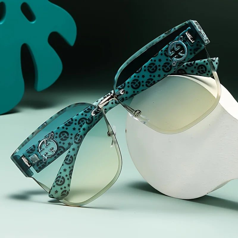 Women's Luxury Oversized Sunglasses with UV Protection Gradient Lens