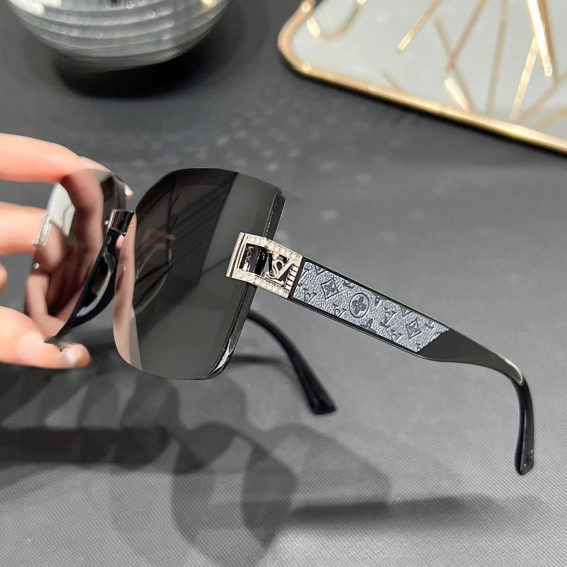 2025 Women’s Polarized Square Sunglasses – UV400 Vintage Luxury