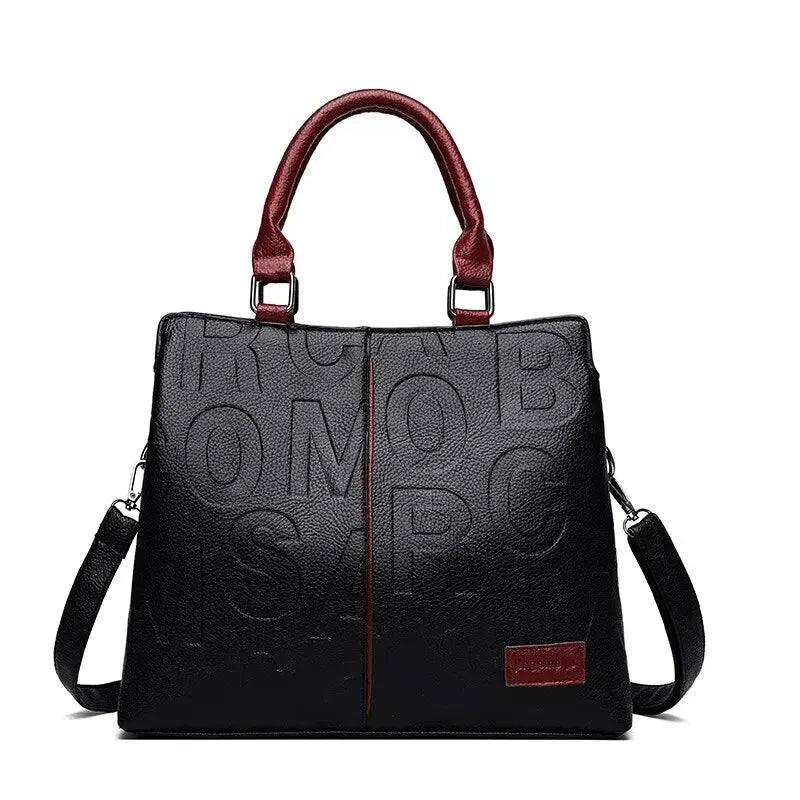 Women's PU Leather Shoulder Crossbody Bag – Large Capacity Travel Handbag, Casual Luxury Designer Purse