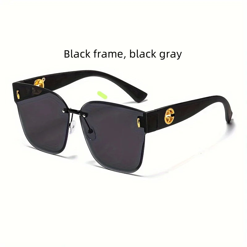 Women's Luxury Oversized Sunglasses with UV Protection Gradient Lens